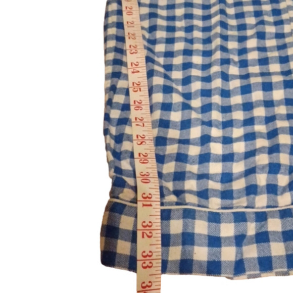 j.crew comfy blue/ off white checked mens pj pants. Size medium tall.Comfy! - Picture 8 of 8